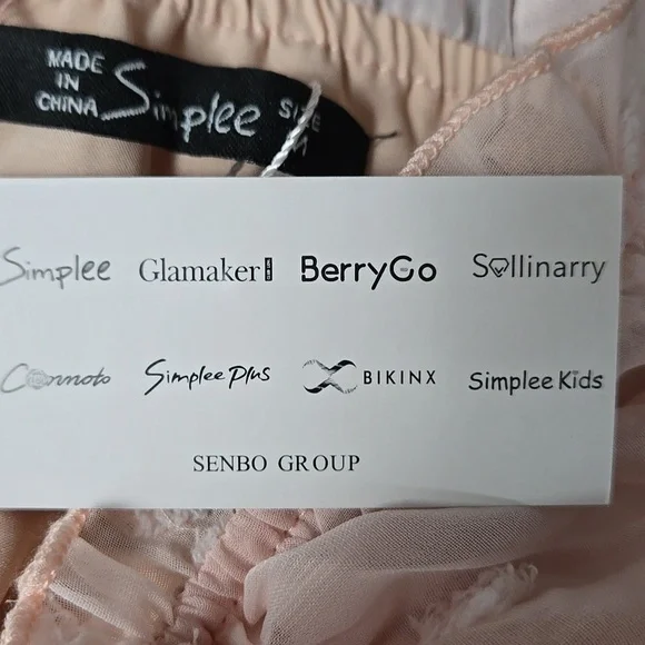 Simple Blush Ruffle High Waist Romper. - Picture 6 of 6